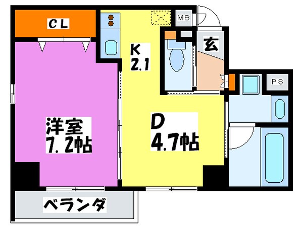 カ－サセレ－ネの物件間取画像